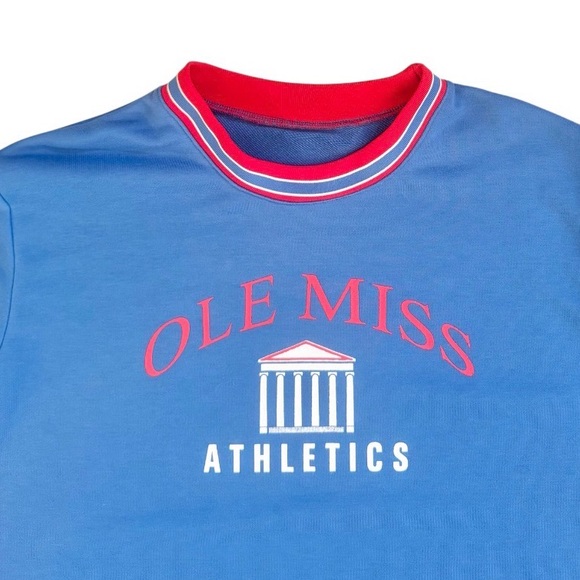 Rebel RAGS OLE MISS REBELS LYCEUM Sweatshirt women’s size large Wrn1X - Picture 3 of 9